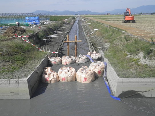 小城地区クリーク防災機能保全対策事業工事