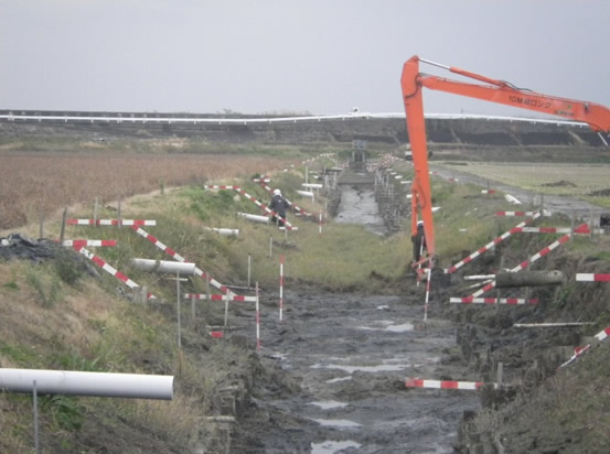 小城地区クリーク防災機能保全対策事業工事